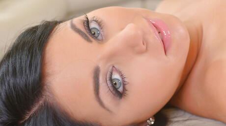 Excellent hungarian babe Suzy Fox in sexy undies exhibits her butt and masturbates 